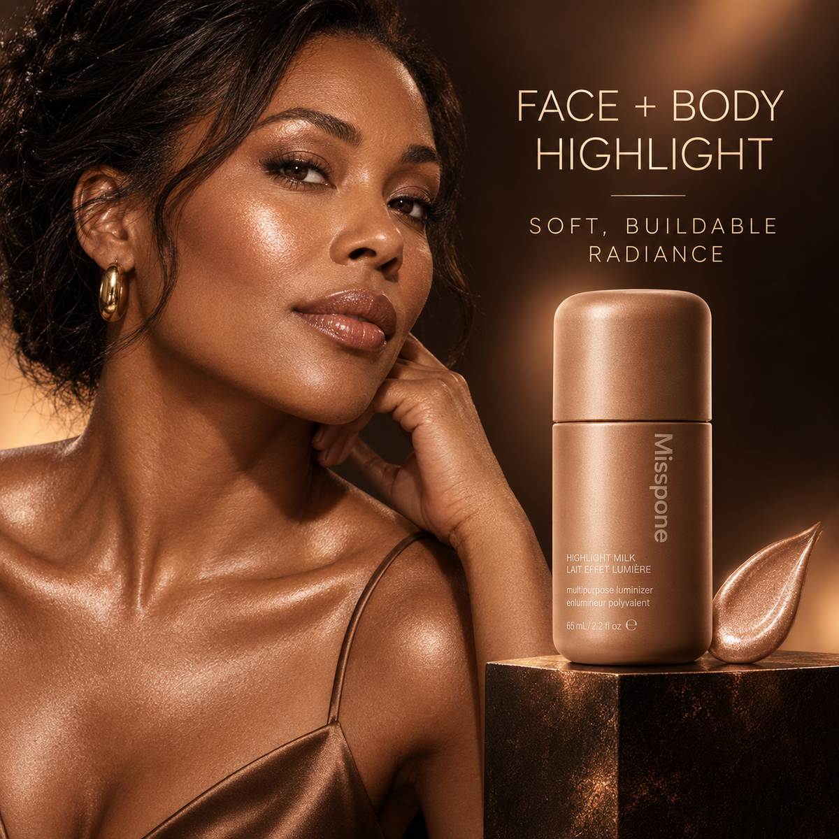Luminous Face & Body Highlighter Milk – Radiant Glow Illuminator