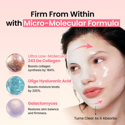 Collagen Mask, Get Glass Skin & Tighten Pores Overnight!