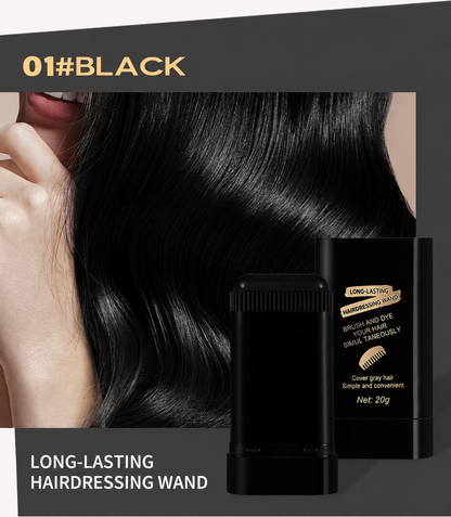 Instant Gray Hair Cover-Up Stick – Waterproof Root Touch-Up Wand
