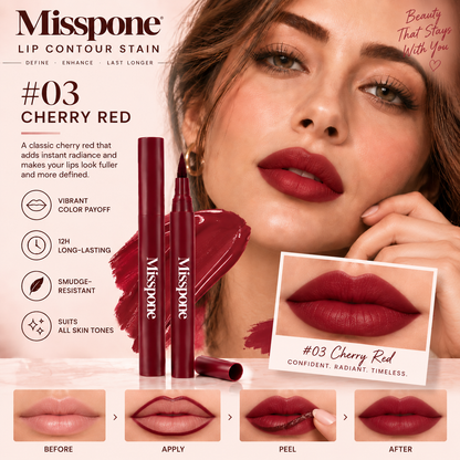 Peel & Stay Lip Stain Liner – 12H Smudge-Resistant Lip Definition