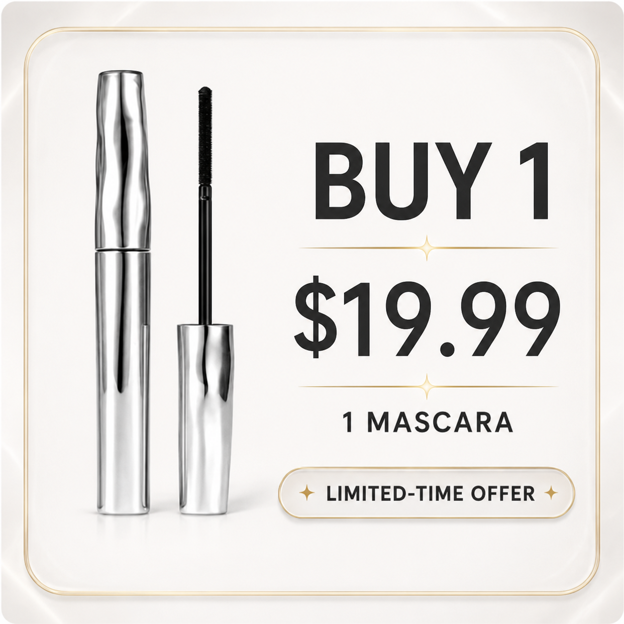 ✨ Waterproof mascara primer and tubular mascara