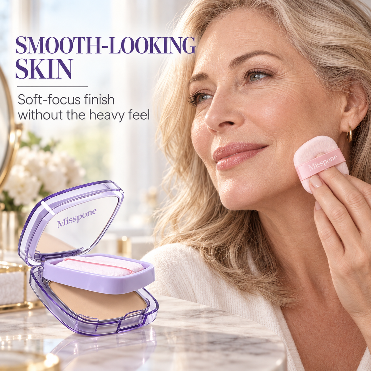 Full Coverage Cream Foundation Compact – Waterproof Long-Wear Flawless Finish