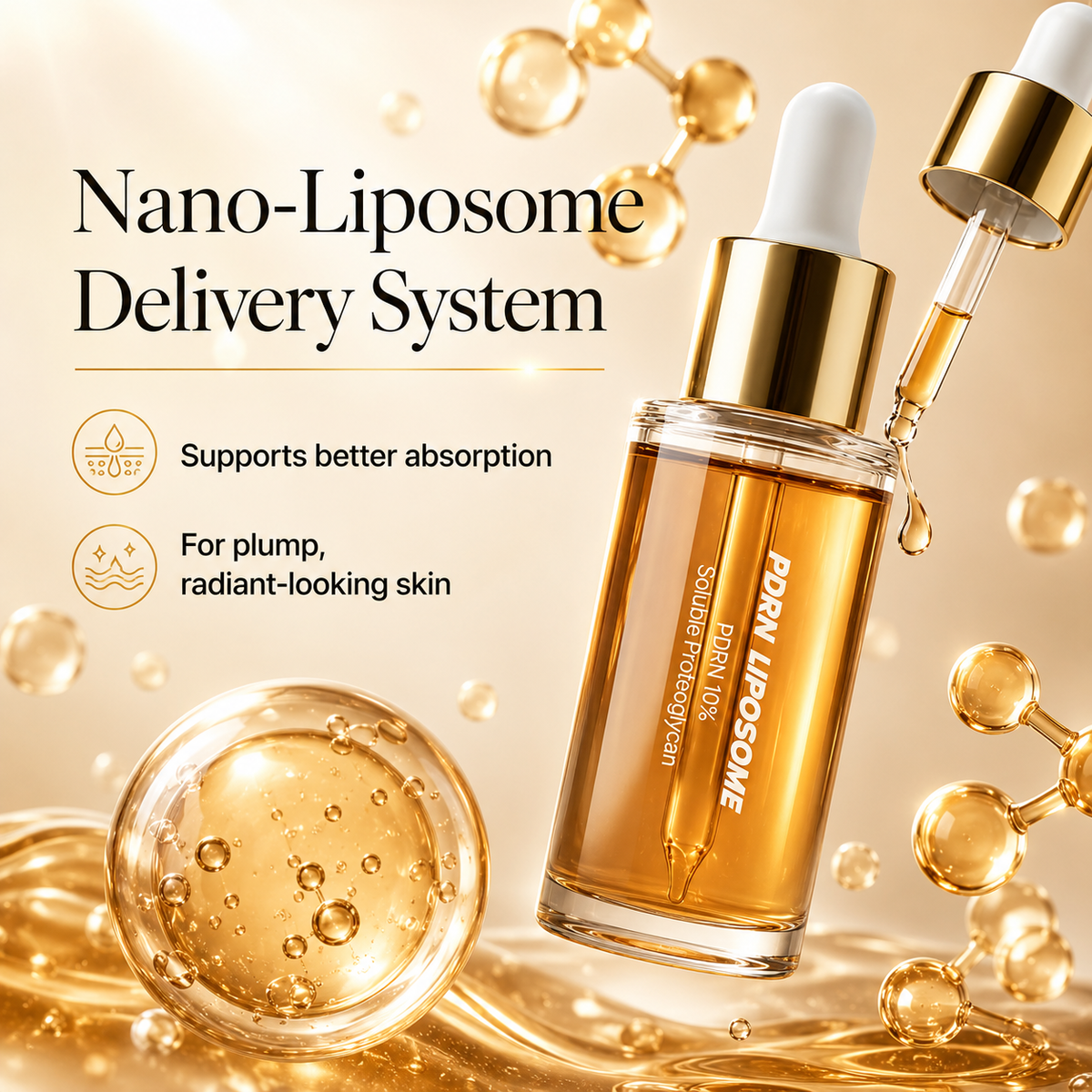 PDRN 100,000 PPM Liposome Renewal Serum – Deep Hydration for Firmer, Radiant-Looking Skin
