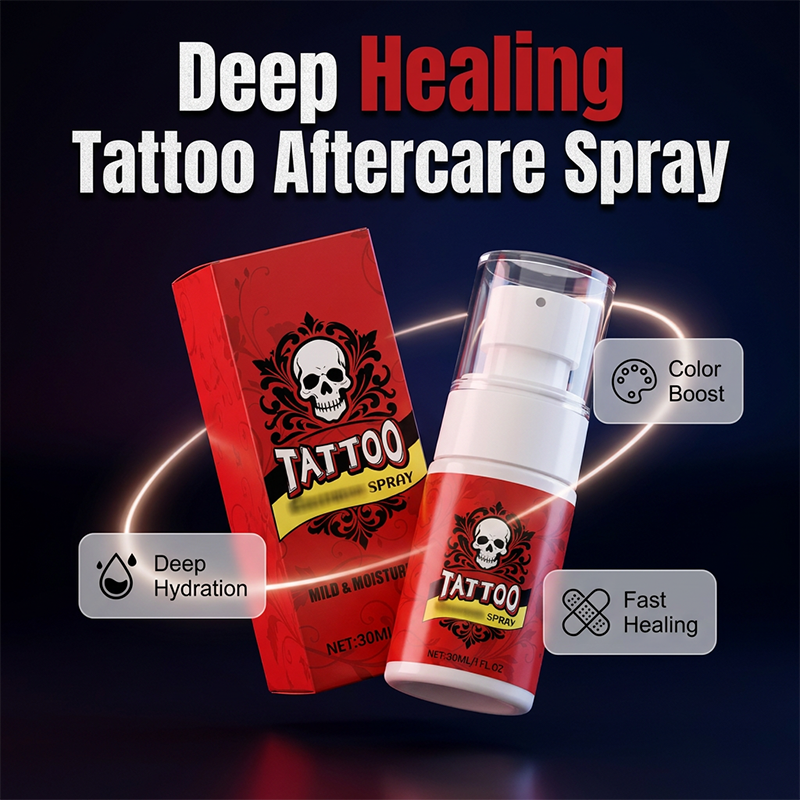 💥 60K+ sold!💉 Tattoo aftercare spray – ultra-fine mist. hydrates. revives ink vibrancy. 50% OFF! 🎨✨