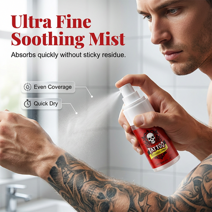 💥 60K+ sold!💉 Tattoo aftercare spray – ultra-fine mist. hydrates. revives ink vibrancy. 50% OFF! 🎨✨