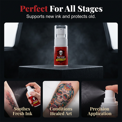 💥 60K+ sold!💉 Tattoo aftercare spray – ultra-fine mist. hydrates. revives ink vibrancy. 50% OFF! 🎨✨